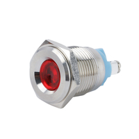 16mm LED metal Indicator Light Lamp screw pin 3V 12V 24V 36V 48V 110V 220V 