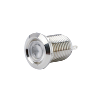 CE REACH ROHS 12mm IP65 2pin spade pin metal indicator light for medical machine 